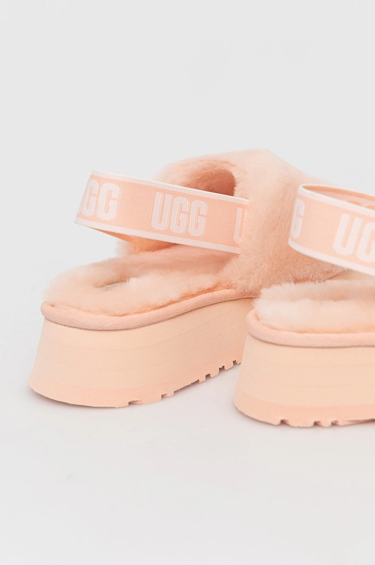 UGG kapcie wełniane Disco Slide Cholewka: Wełna, Wnętrze: Materiał tekstylny, Wełna, Podeszwa: Materiał syntetyczny