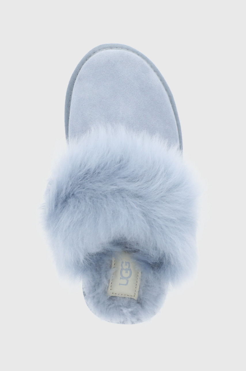 niebieski UGG kapcie zamszowe Scuff Sis
