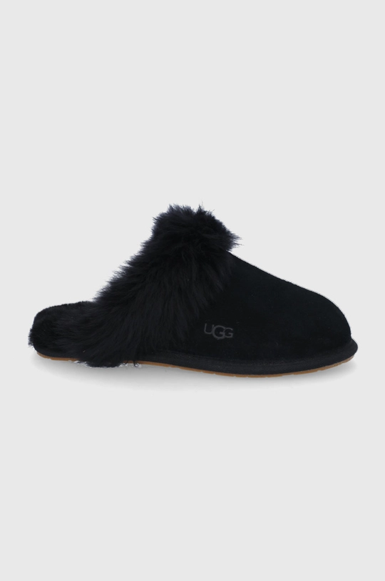 black UGG suede slippers Scuffette II Women’s