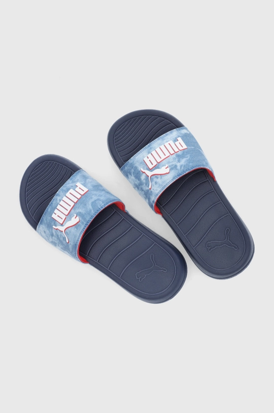 niebieski Puma Klapki Popcat 20 Indigo 382082