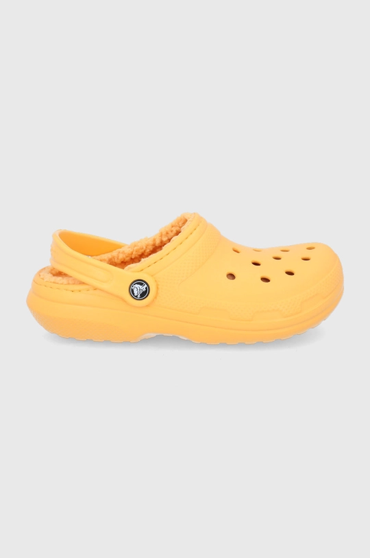 πορτοκαλί Παντόφλες Crocs CLASSIC LINED CLOG Γυναικεία