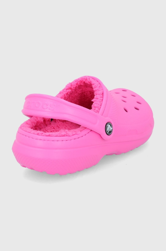 Crocs kapcie CLASSIC LINED CLOG  Cholewka: Materiał syntetyczny Wnętrze: Materiał tekstylny Podeszwa: Materiał syntetyczny