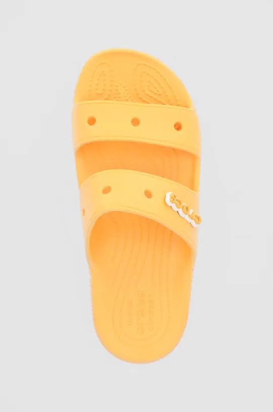 orange Crocs sliders CLASSIC 206761