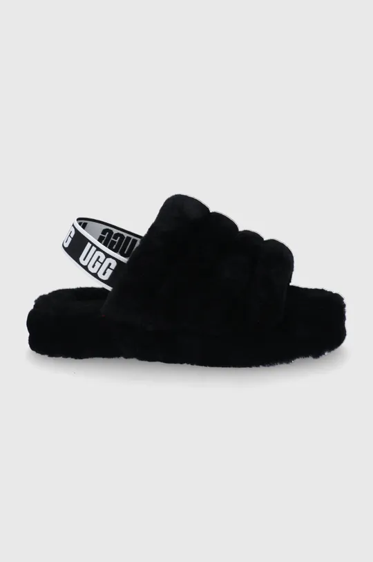 čierna Detské vlnené papuče UGG Dievčenský