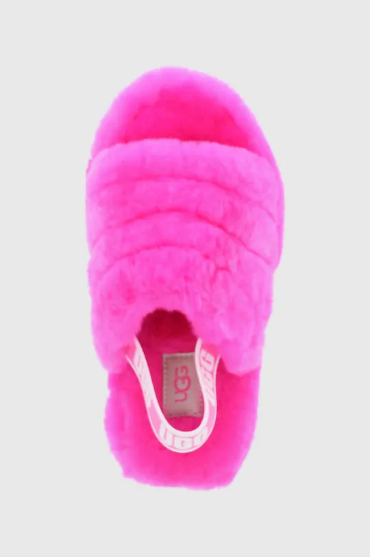 ružová Detské vlnené papuče UGG