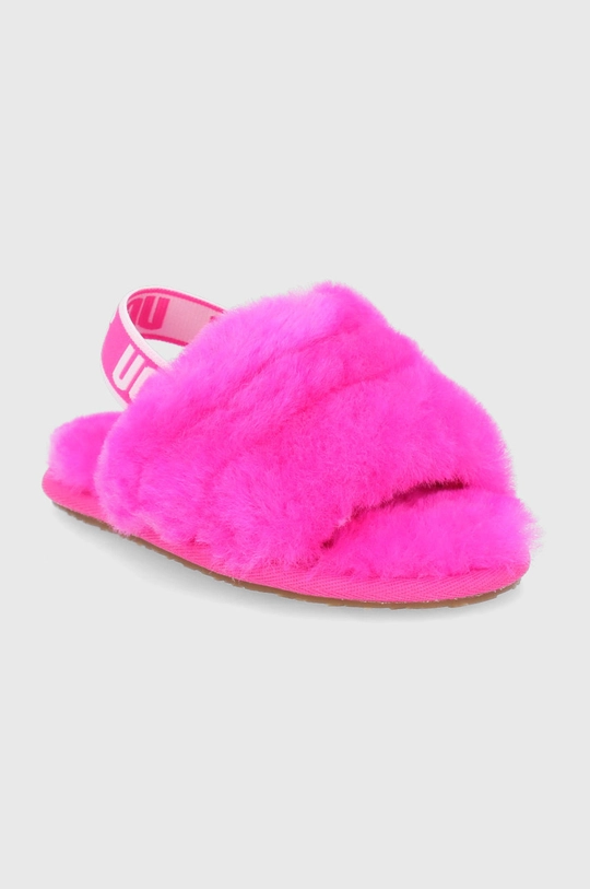 UGG Kapcie dziecięce Fluff Yeah Slide fioletowy