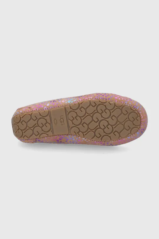 Dječje kućne papuče od brušene kože UGG Dakota Spots Za djevojčice