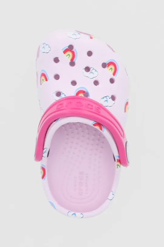 ροζ Παιδικές παντόφλες Crocs CLASSIC TODDLER PRINTED CLOG KIDS