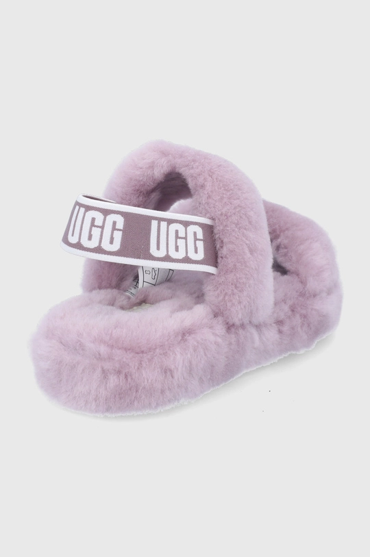 Детские тапки UGG  Голенище: Шерсть Внутренняя часть: Шерсть Подошва: Синтетический материал