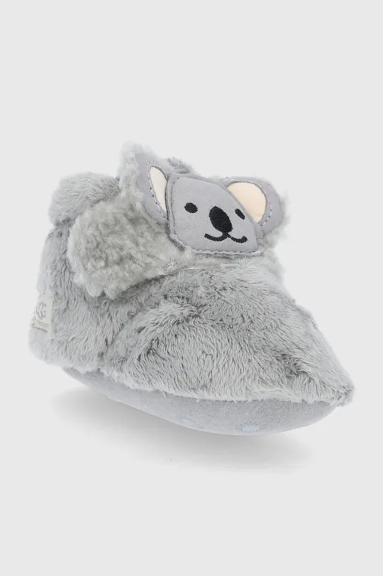 Детские тапки UGG Bixbee Koala Stuffie серый