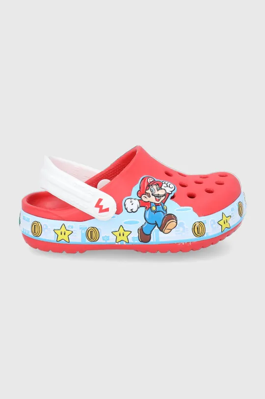 κόκκινο Παιδικές παντόφλες Crocs CROCS FUN LAB SUPER MARIO LIGHTS CLOG KIDS Παιδικά