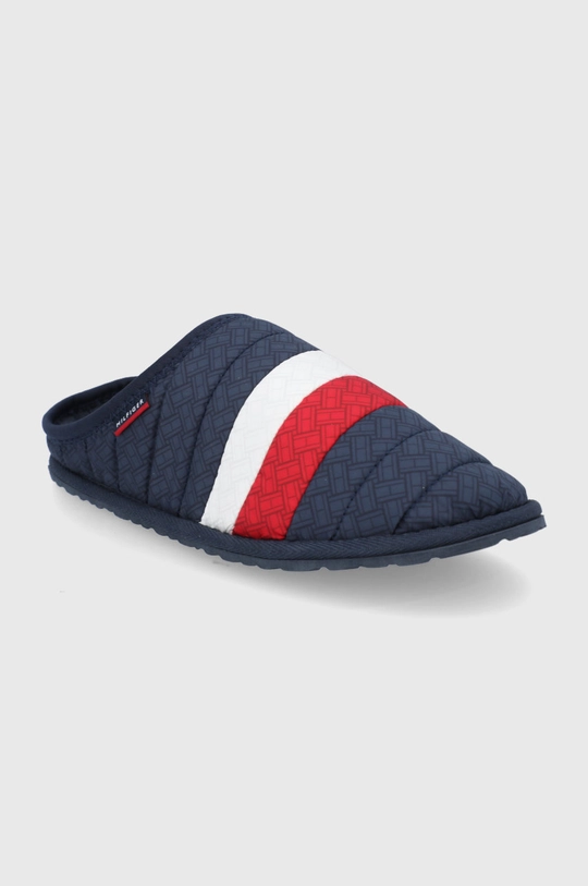 Papuče Tommy Hilfiger tmavomodrá