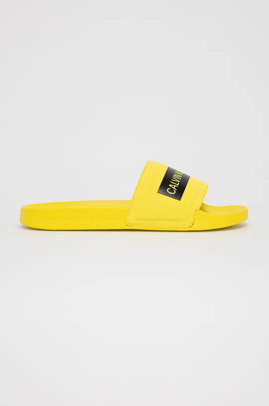 żółty Calvin Klein Jeans Klapki YM0YM00257.ZHM Męski