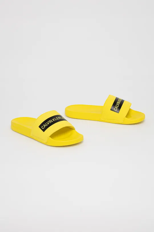 Calvin Klein Jeans Klapki YM0YM00257.ZHM żółty
