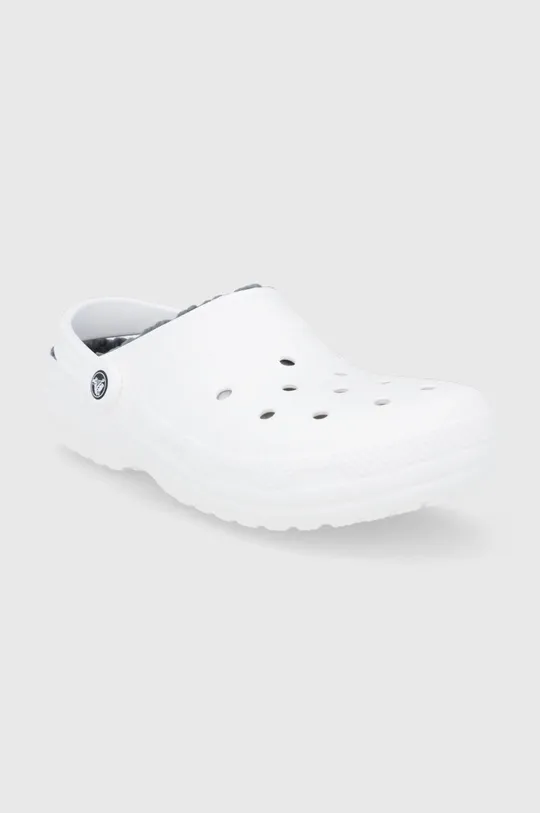 Crocs papuci de casă CLASSIC 203591 alb