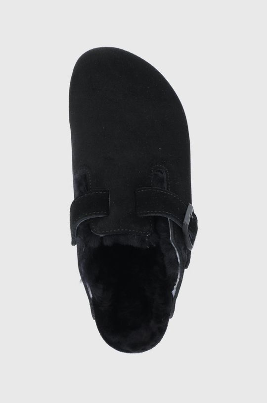 černá Semišové papuče Birkenstock