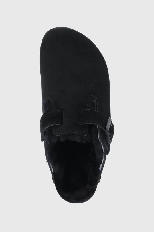 čierna Semišové papuče Birkenstock Boston