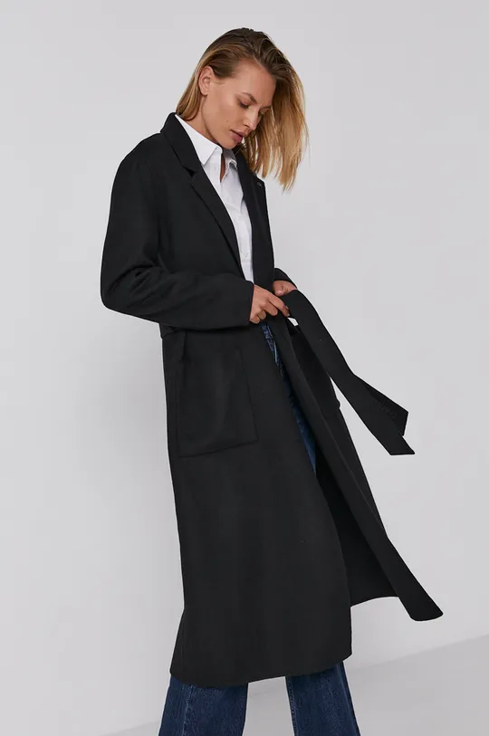 čierna Kabát Calvin Klein Dámsky
