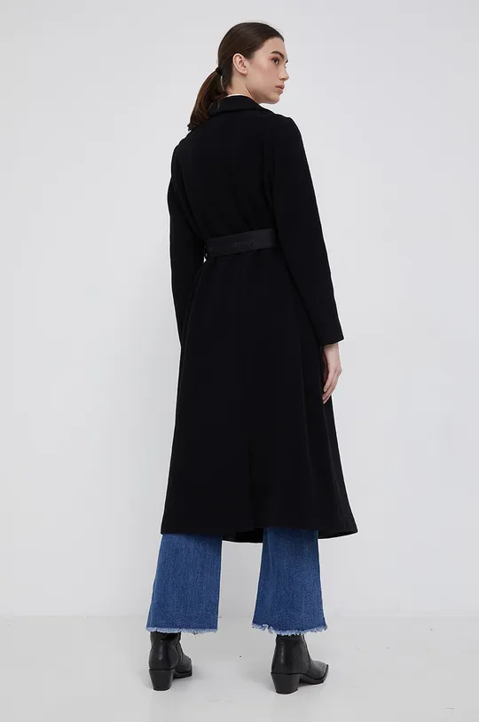 Vlnený kabát Calvin Klein  Podšívka: 55% Polyester, 45% Viskóza Základná látka: 5% Kašmír, 25% Nylón, 70% Vlna