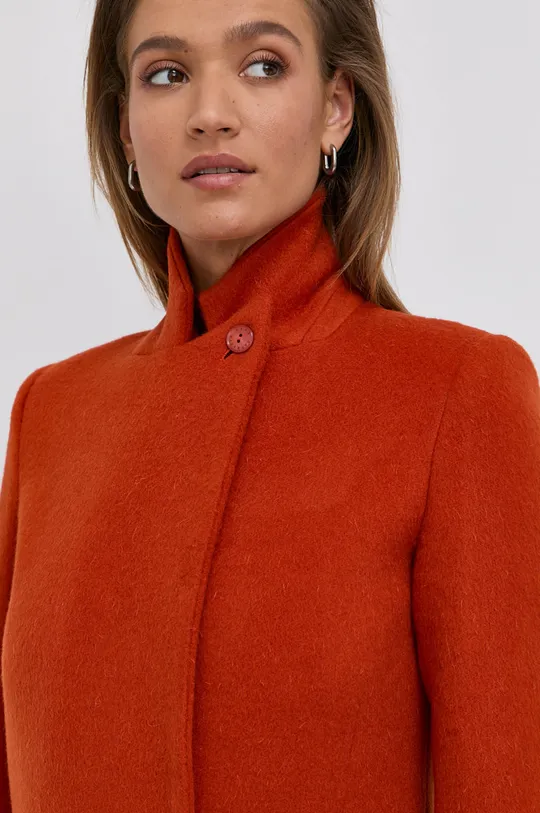 πορτοκαλί Μάλλινο παλτό Patrizia Pepe