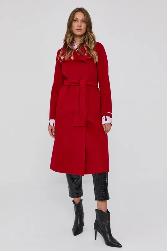 czerwony Marella płaszcz