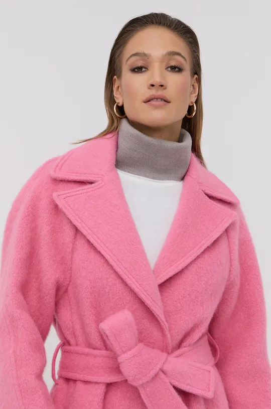 ροζ Μάλλινο παλτό Victoria Victoria Beckham