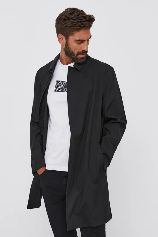 чорний Пальто Calvin Klein