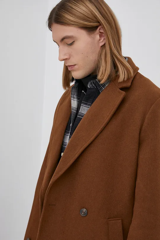 коричневий Пальто з домішкою вовни Tom Tailor