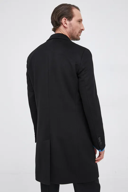 Пальто Boss  Подкладка: 100% Вискоза Основной материал: 10% Кашемир, 90% Новая шерсть