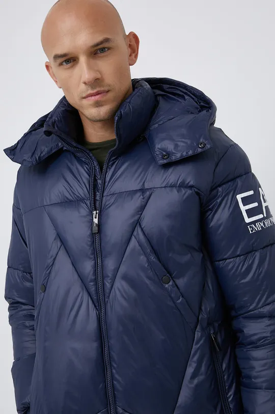 sötétkék EA7 Emporio Armani rövid kabát