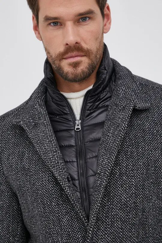 серый Шерстяное пальто Marc O'Polo