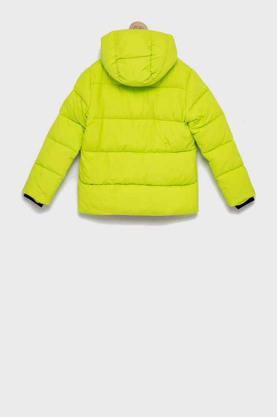 Παιδικό μπουφάν Calvin Klein Jeans κίτρινο πράσινο
