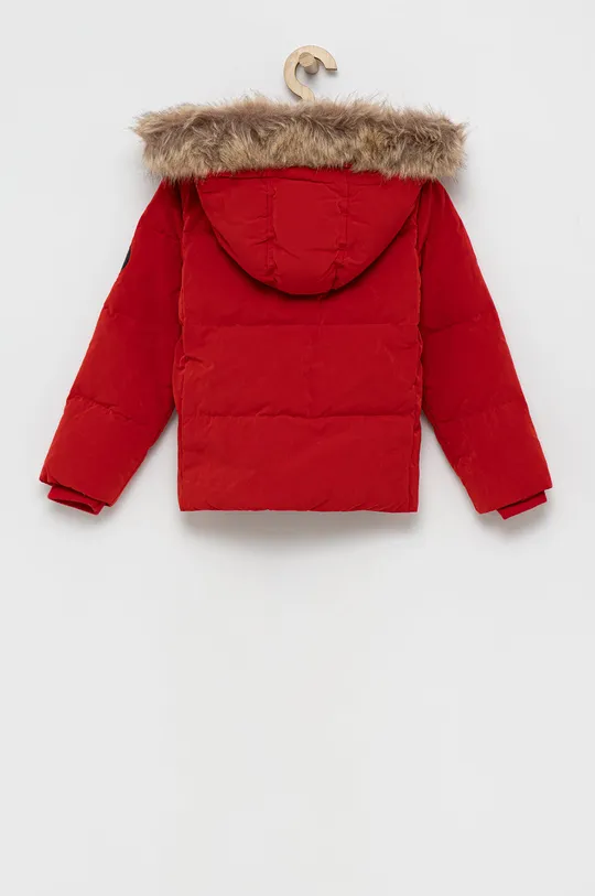 Дитяча пухова куртка Guess червоний
