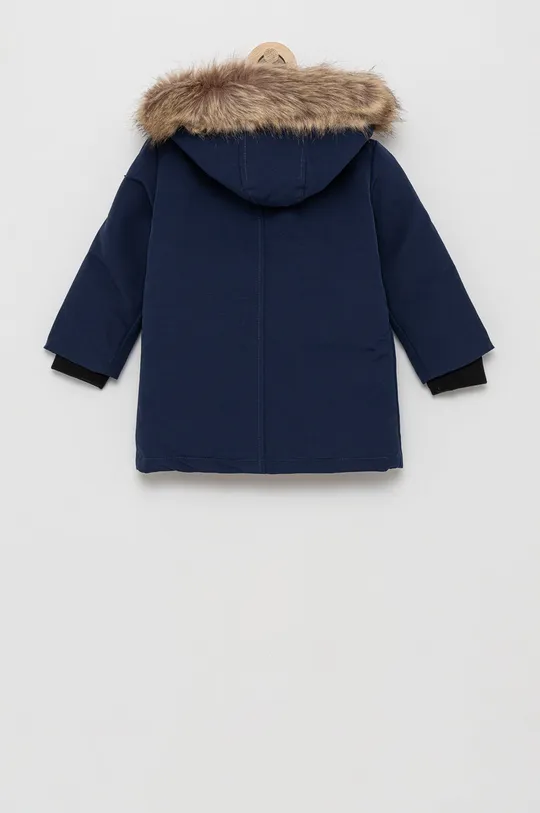 Дитяча пухова куртка Guess темно-синій