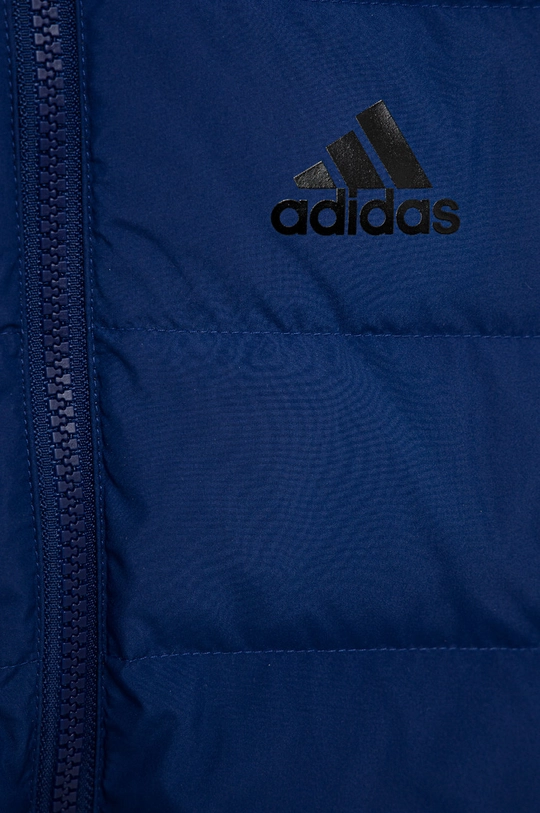 adidas Performance gyerek sportdzseki H45032  Bélés: 100% Újrahasznosított poliészter Kitöltés: 45% pehely, 55% pehely Jelentős anyag: 100% újrahasznosított poliészter Más anyag: 10% poliészter, 90% Újrahasznosított poliészter Kapucni bélése: 100% polipropilén