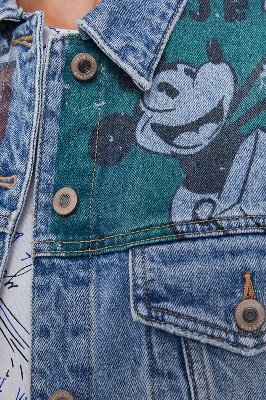 Desigual Kurtka jeansowa x Disney 21WWED32 Damski
