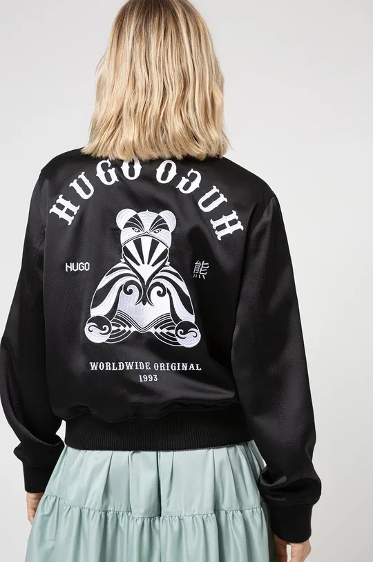 Куртка-бомбер Hugo чорний