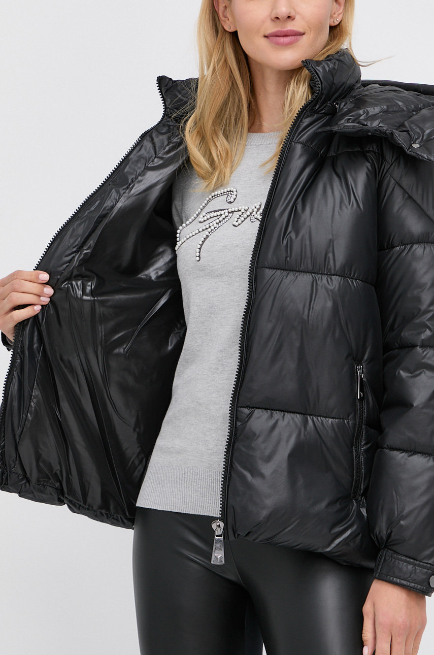 Куртка Guess женская цвет чёрный зимняя | ANSWEAR.ua