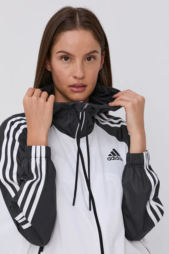 biały adidas Performance Kurtka GJ8372