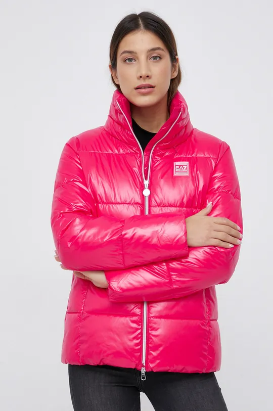 rózsaszín EA7 Emporio Armani rövid kabát Női