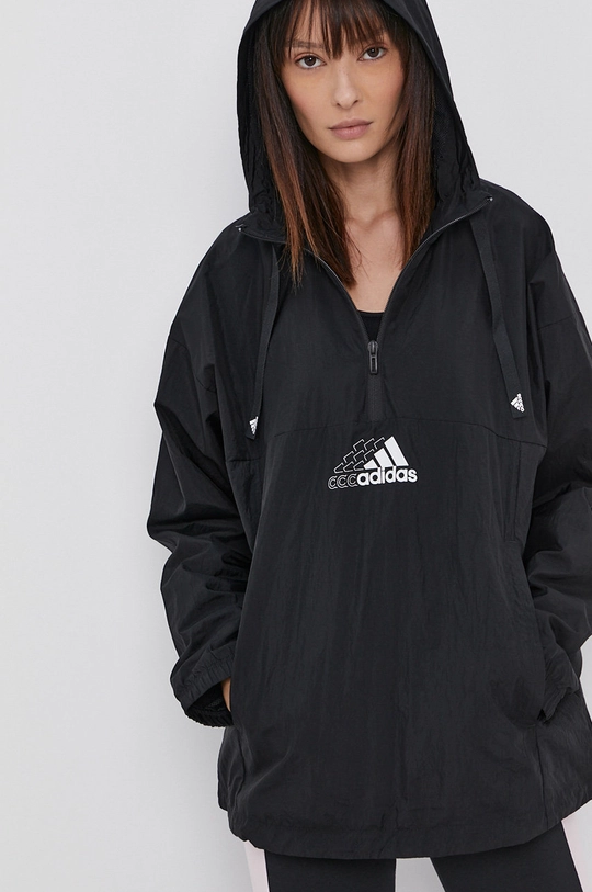 czarny adidas Kurtka GS1361 Damski