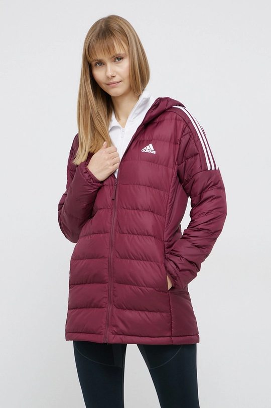 fioletowy adidas Performance Kurtka puchowa GT9143 Damski