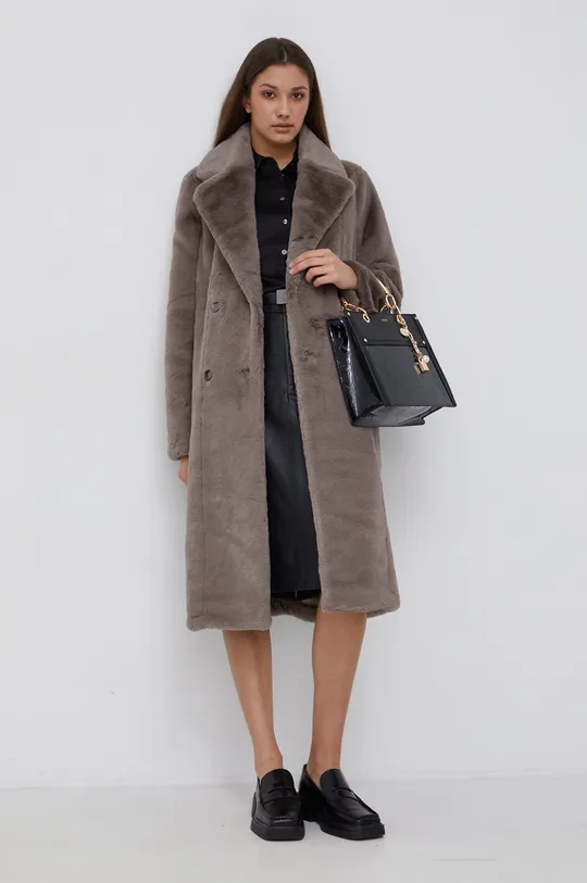 Παλτό DKNY γκρί