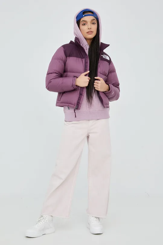 μωβ Μπουφάν με επένδυση από πούπουλα The North Face W 1996 Retro Nuptse Jacket Γυναικεία