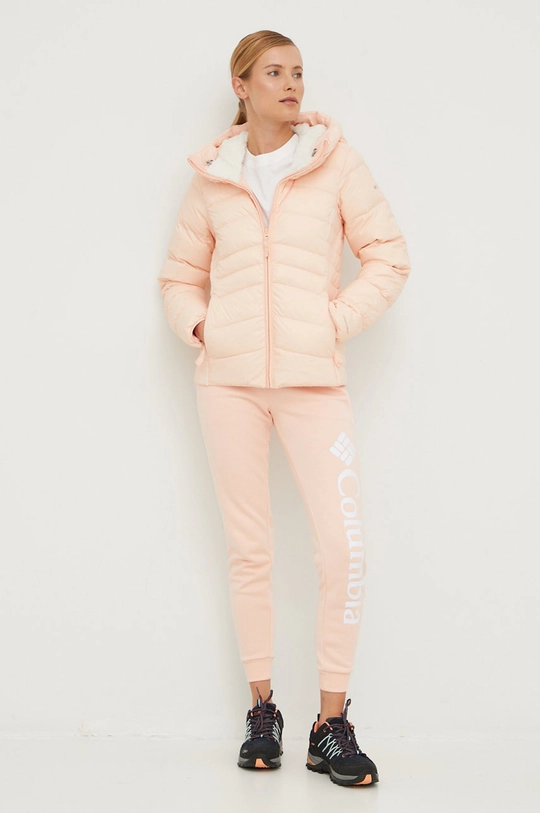 Columbia down jacket pink