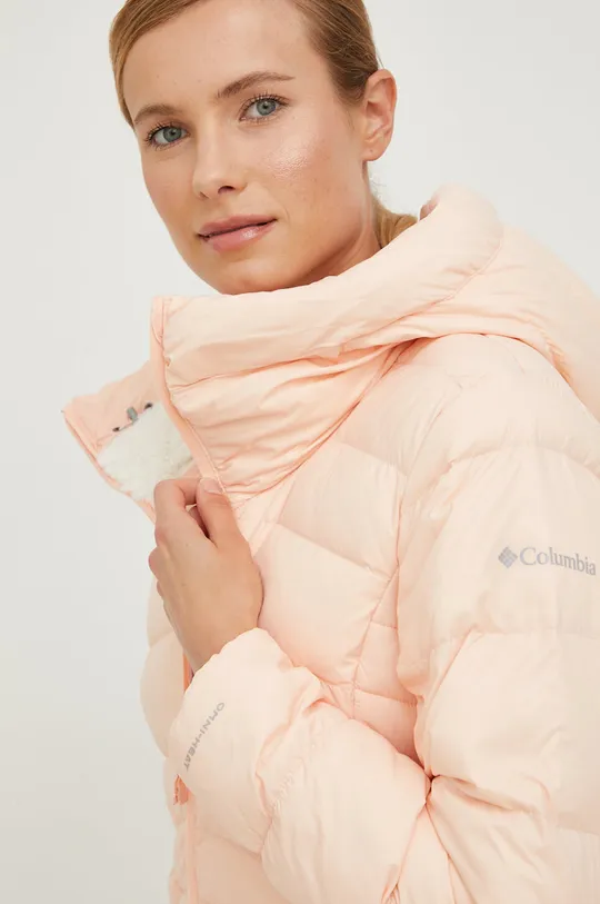 pink Columbia down jacket