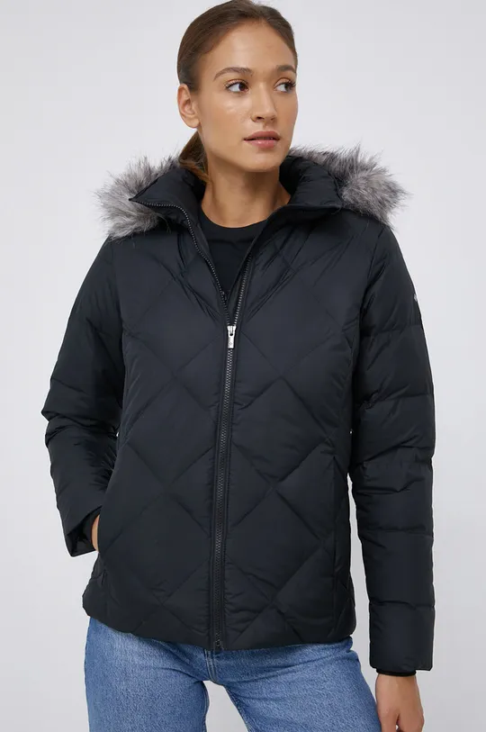 crna Pernata jakna Columbia Ženski