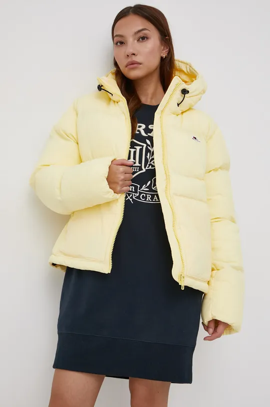 yellow Champion jacket Women’s