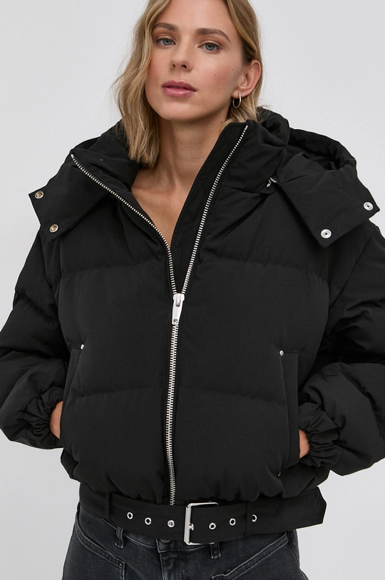 čierna Páperová bunda bomber The Kooples Dámsky