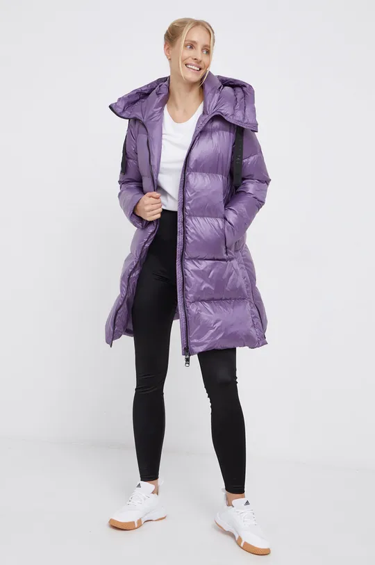 Пухова куртка Deha фіолетовий